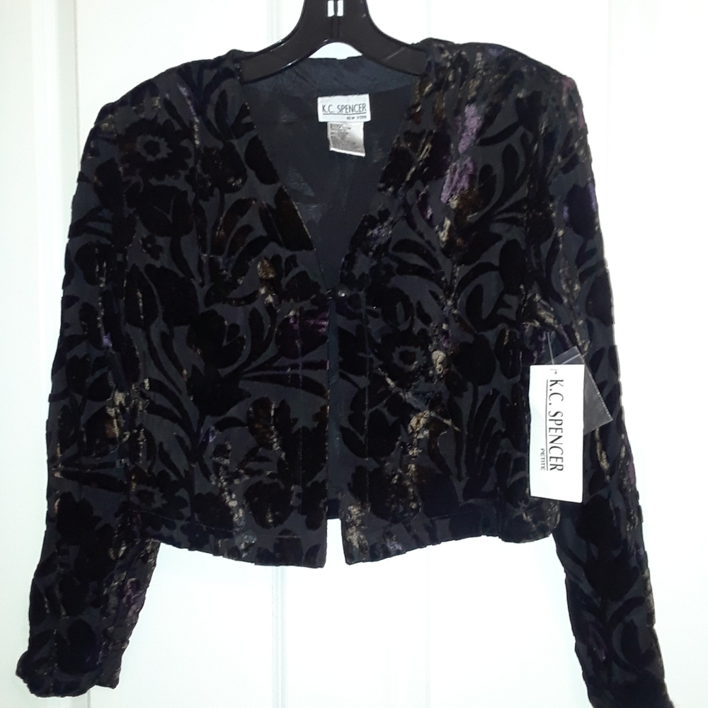 K.C. Spencer Short black jacket